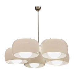 Large Ceiling Lamp Pentaclinio Designed by Vico Magistretti for Artemide, 1961