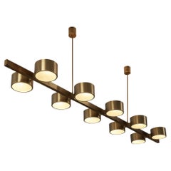 Large Ceiling Light by Hans-Agne Jakobsson in Brass