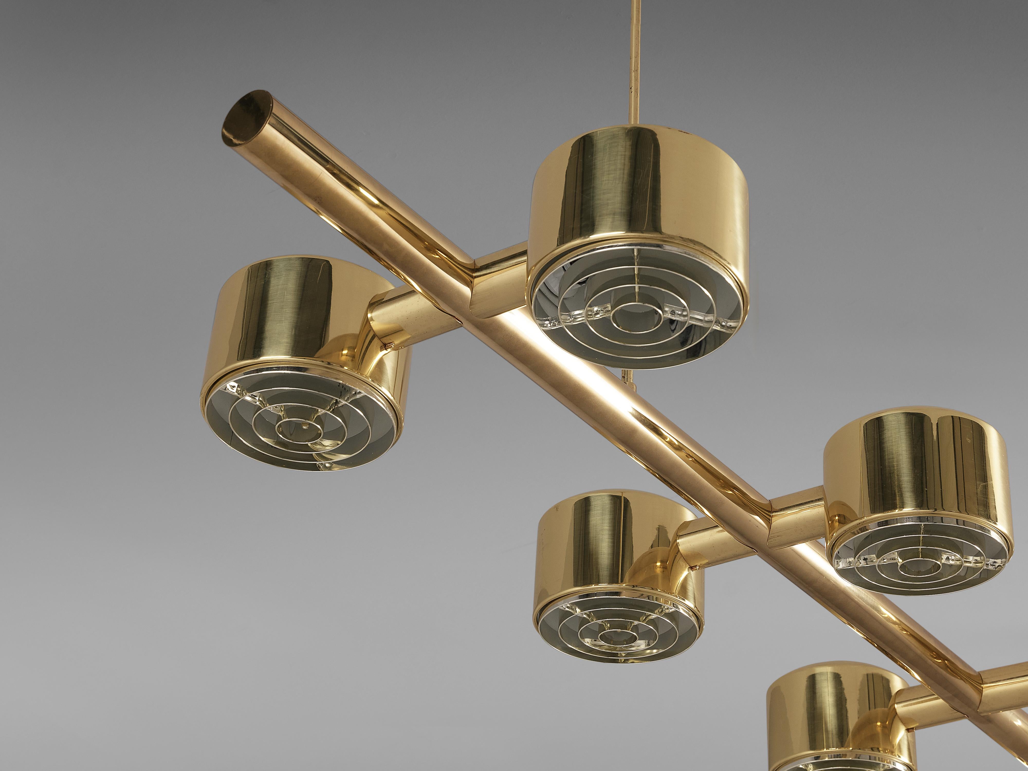 Large Ceiling Light by Hans Agne Jakobsson with Length of 10.5 ft.  6