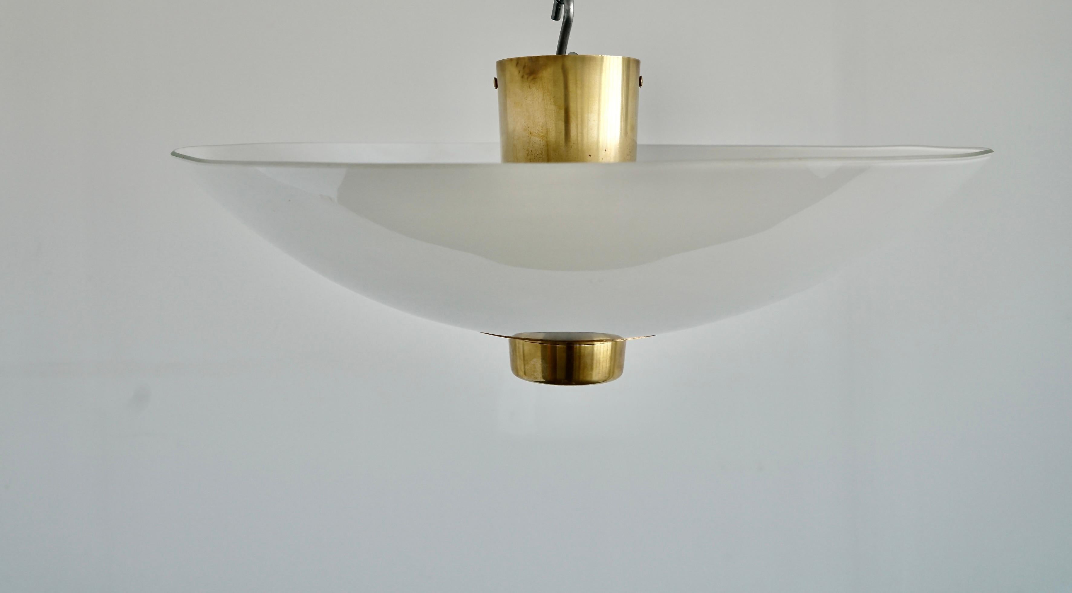 Scandinavian Modern Large ceiling light by Paavo Tynell For Sale