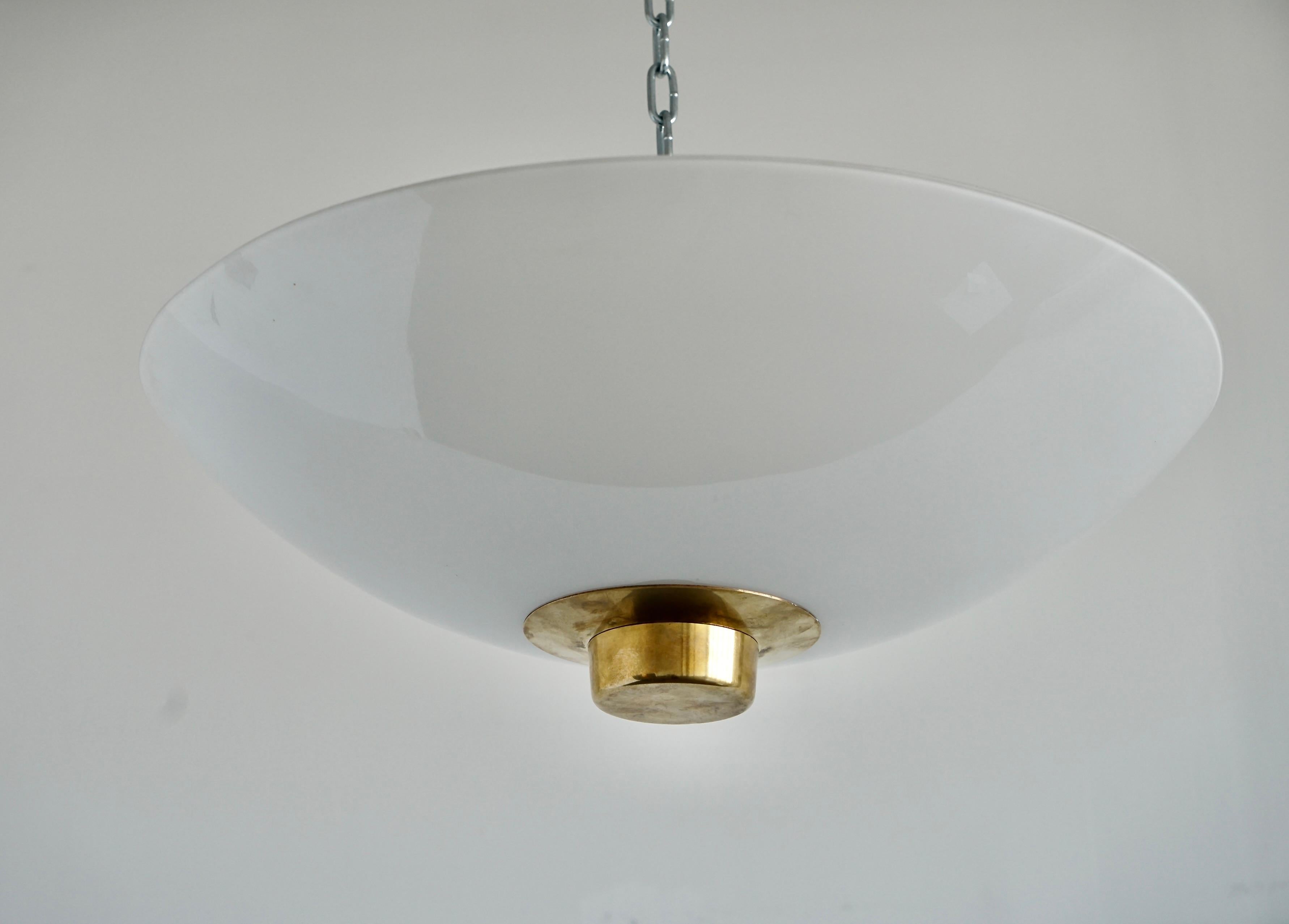 Large ceiling light by Paavo Tynell In Good Condition For Sale In Long Island City, NY