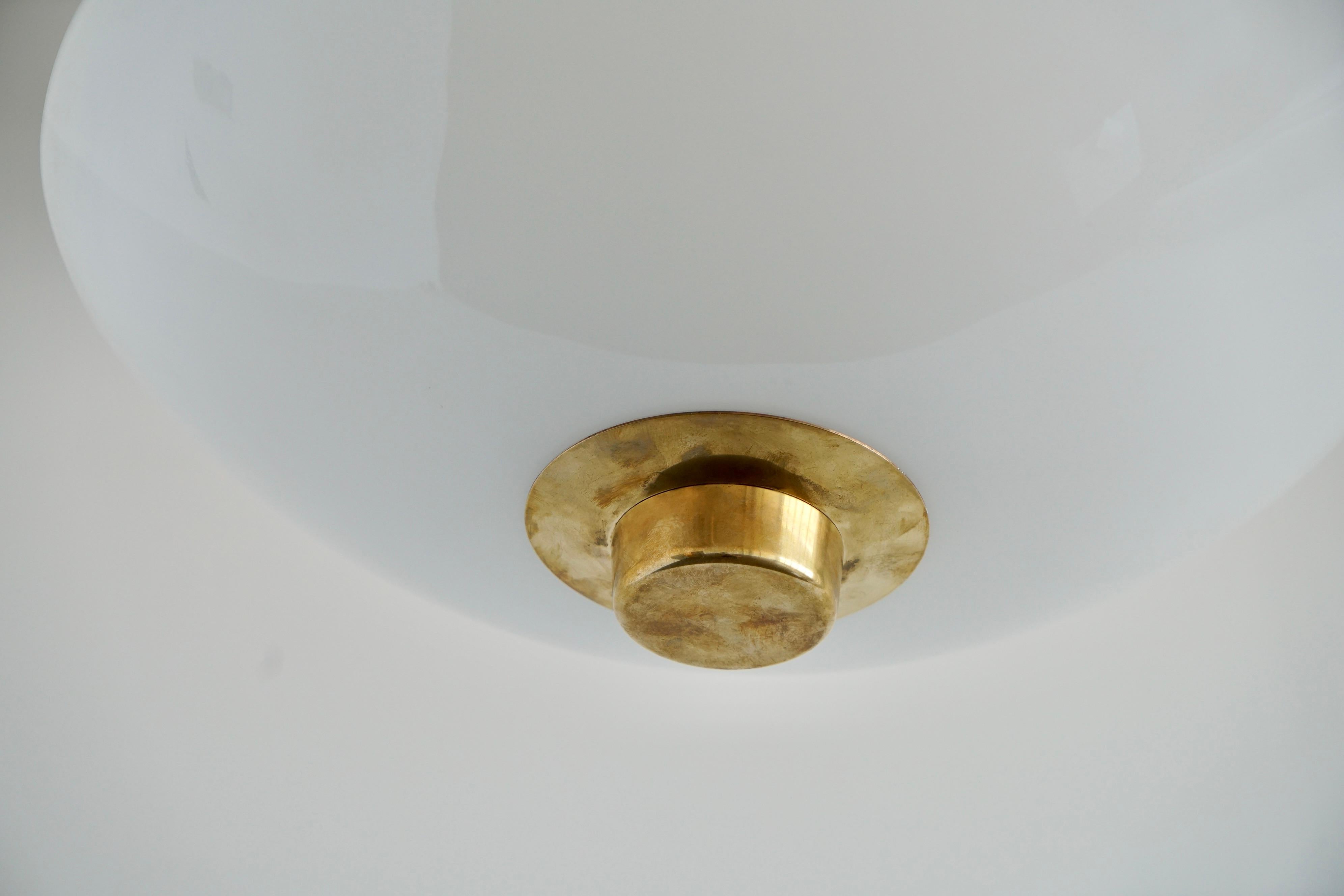 Mid-20th Century Large ceiling light by Paavo Tynell For Sale