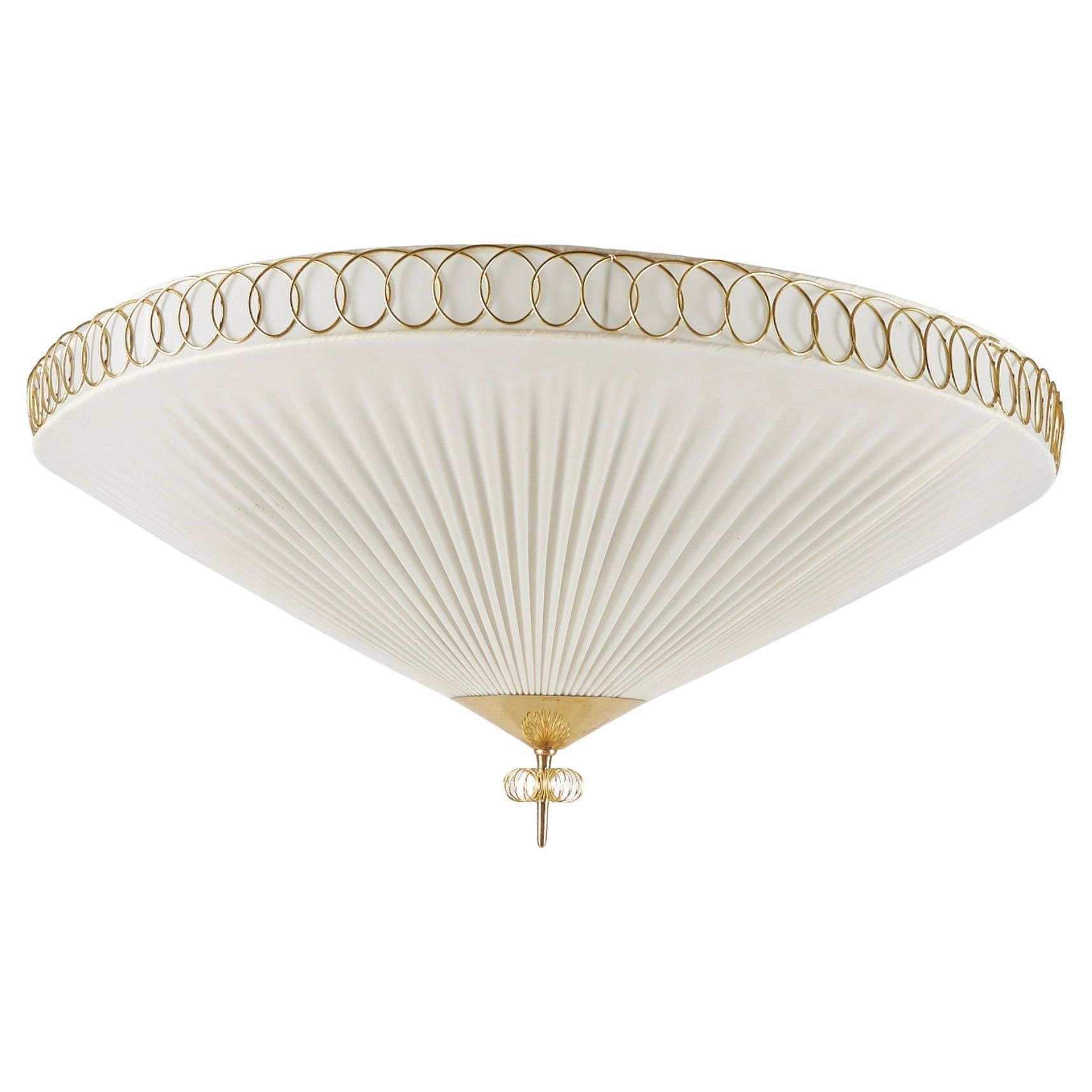 Large Ceiling Light by Paavo Tynell, Model K5-27, Idman. For Sale