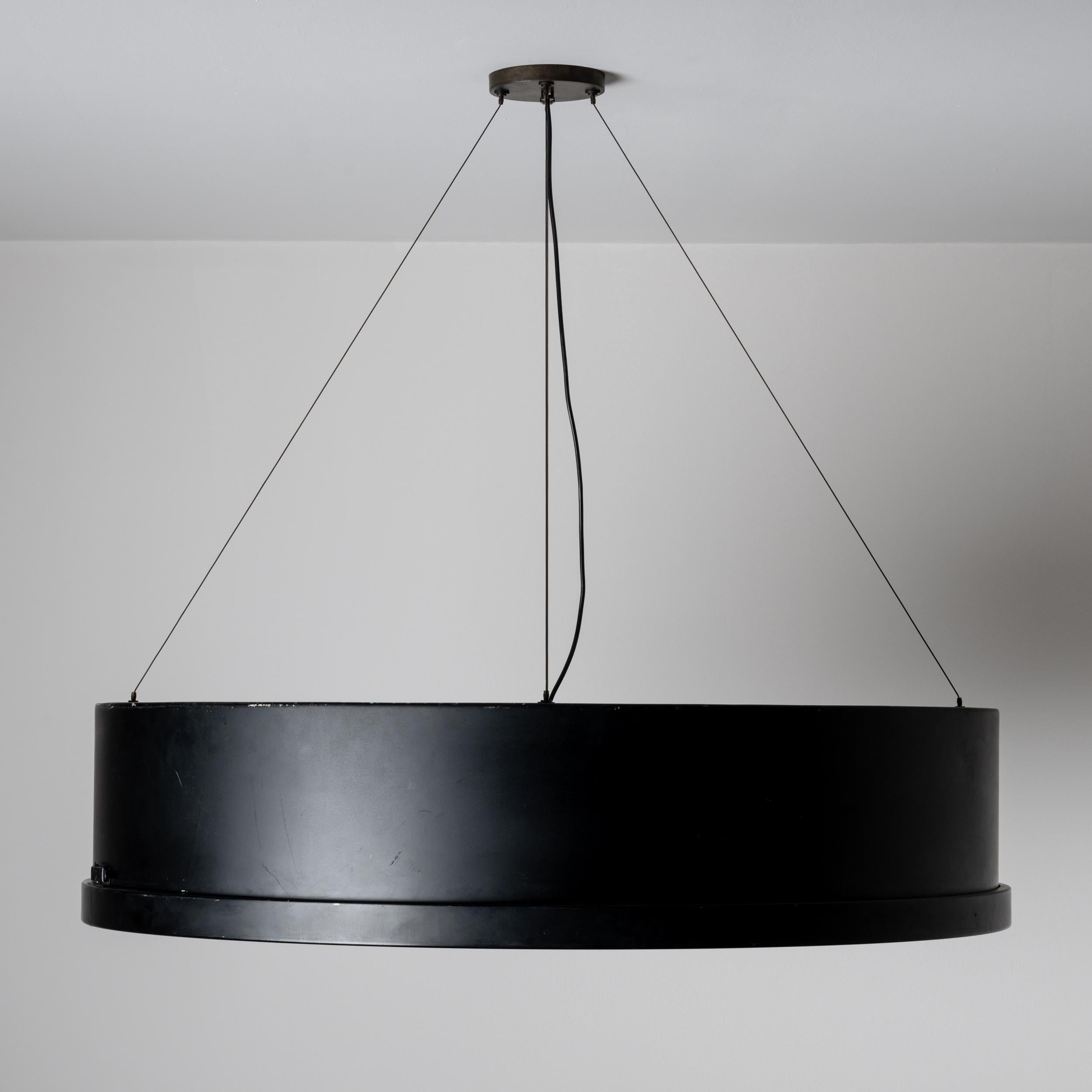 Large Ceiling Lights by Bruno Gatta for Stilnovo In Fair Condition For Sale In Los Angeles, CA