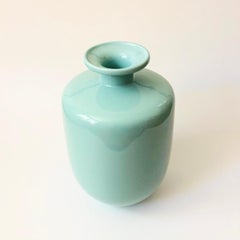 Große Celadon Haeger-Vase - datiert 1992