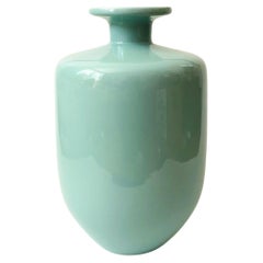 Large Celadon Haeger Vase - Dated 1992