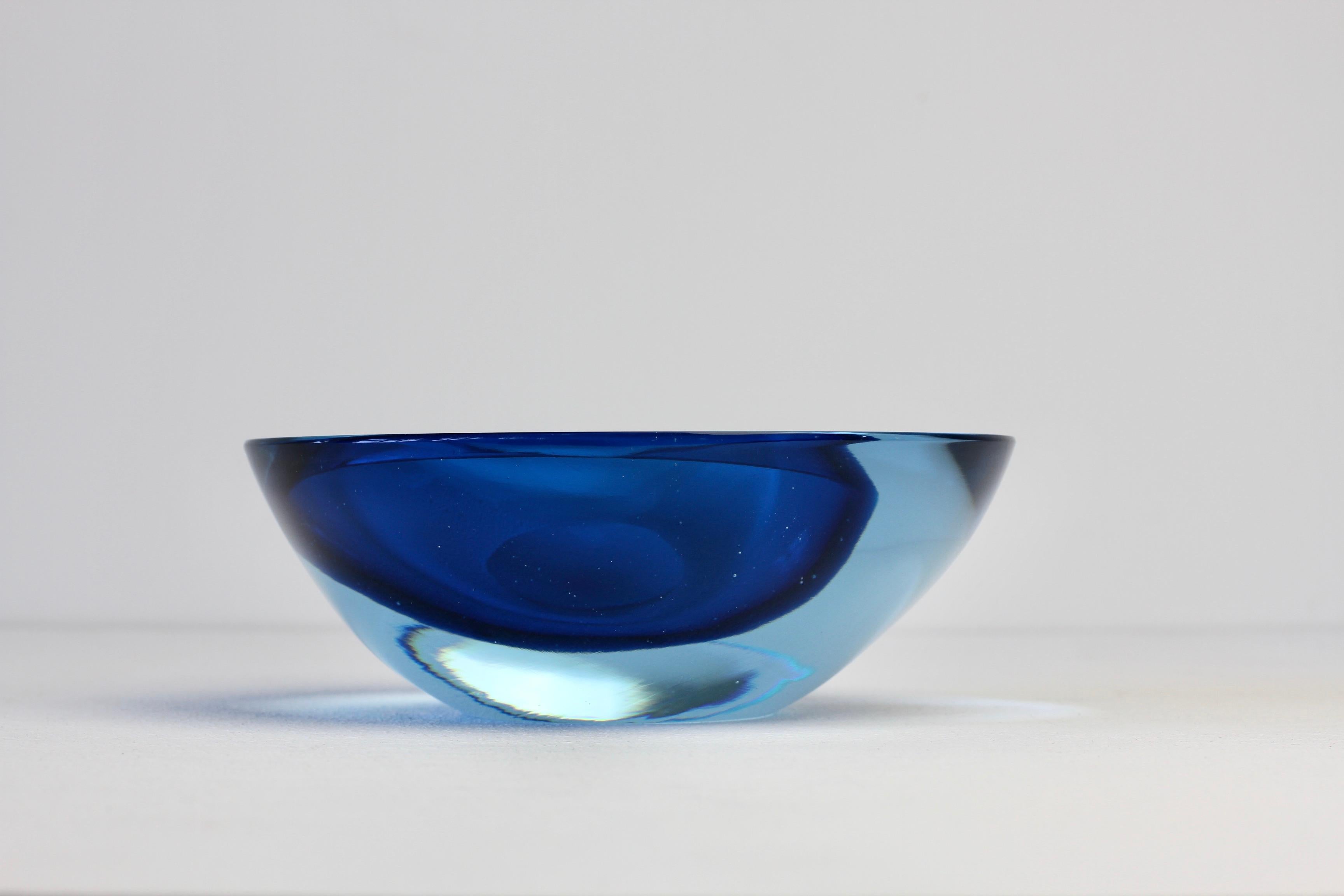sommerso glass bowl