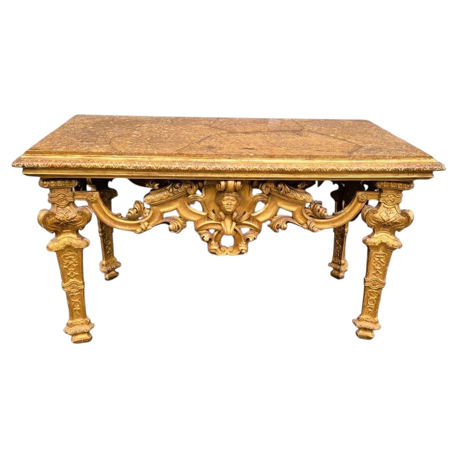 Grande tavolo da centro, L158cm, Piemonte, periodo Luigi XIV