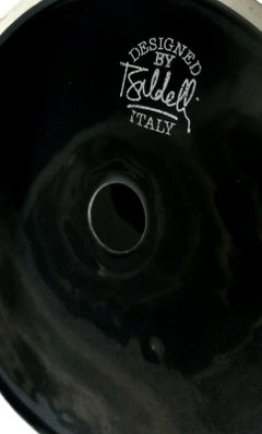 Large Centerpieces Vintage Bowl in Ceramic Design Dante Baldelli, 1980s