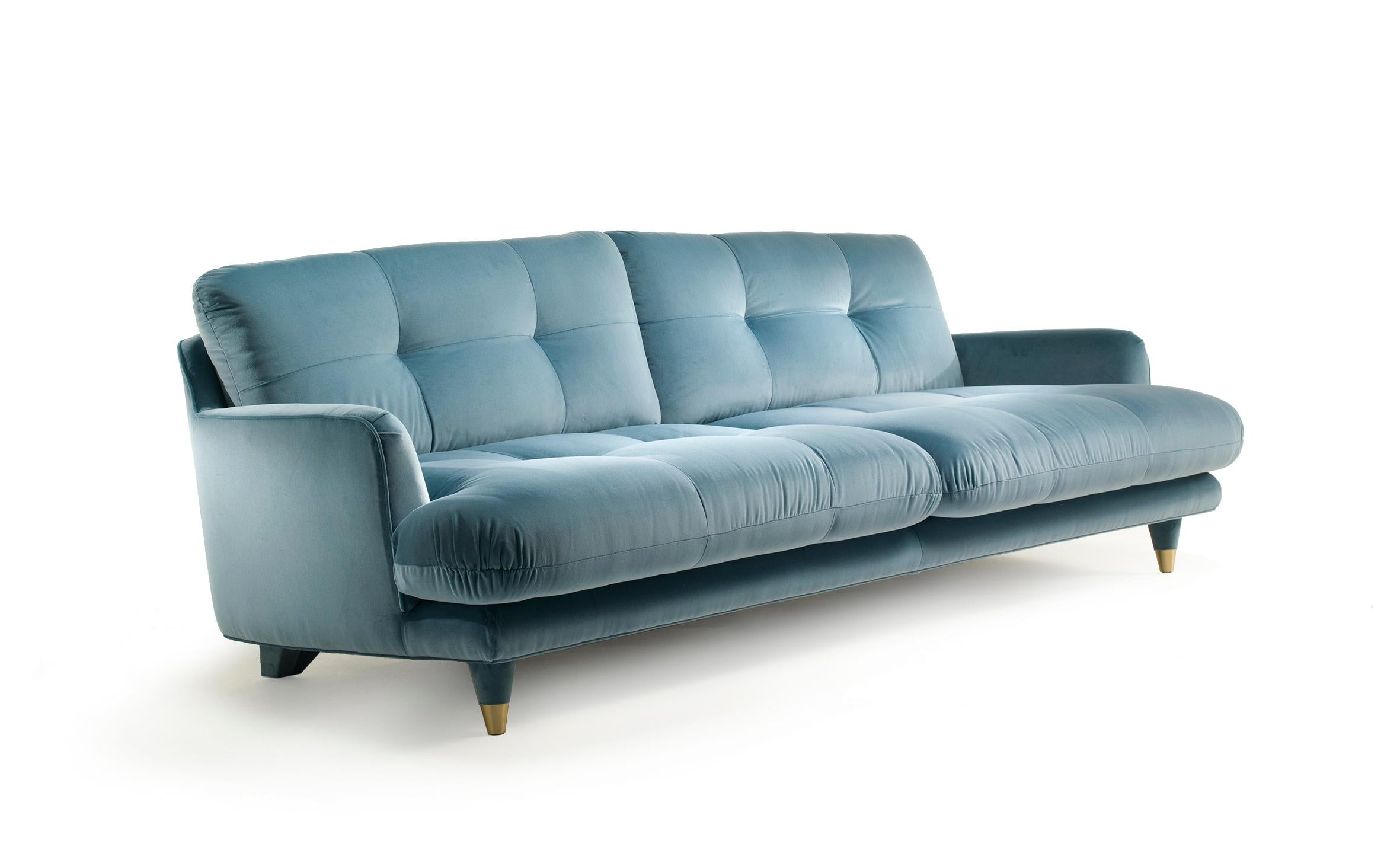 Step into the timeless elegance of the Century collection, a masterpiece by Dainelli Studio that seamlessly blends English '50s aesthetics with a modern decorative flair. Our curated selection includes the magnificent Century sofa—an object of