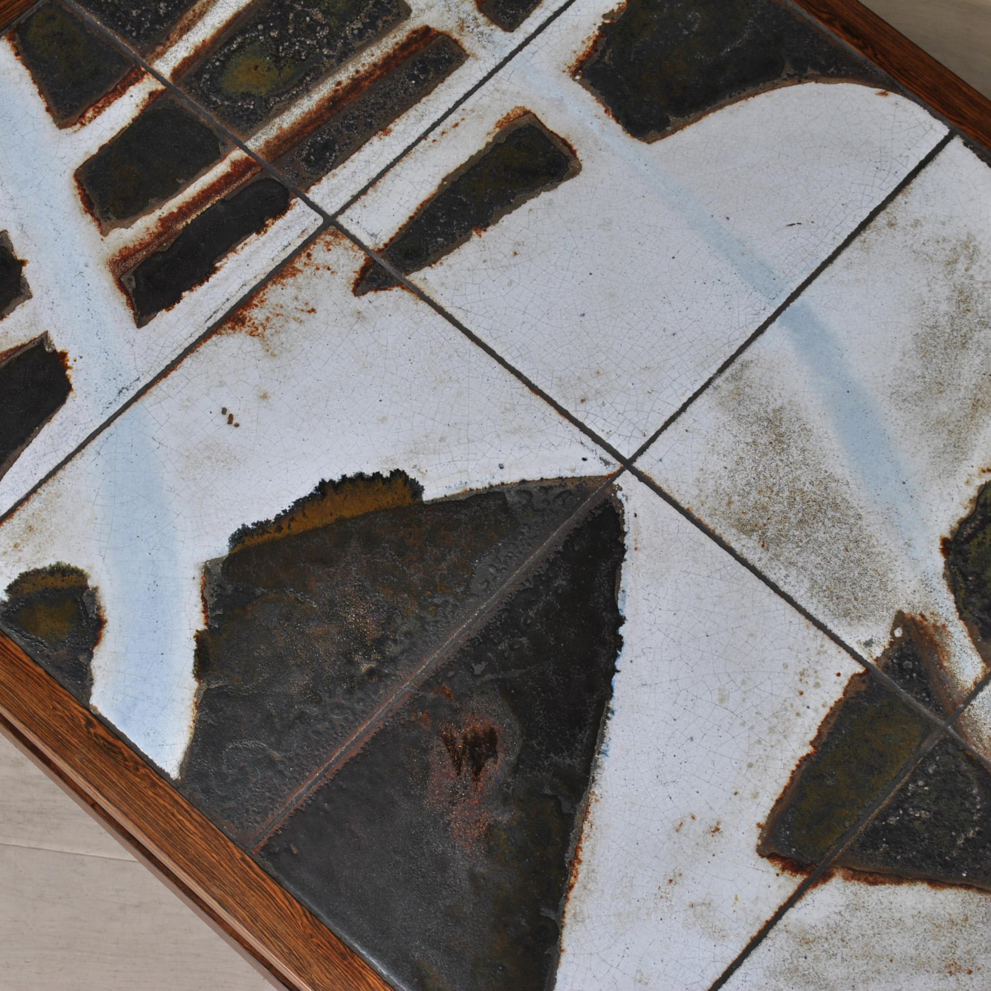 Large Ceramic Art Table, Ole Bjorn Kruger 4