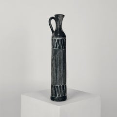 Grande bouteille en céramique de Jacques Pouchain