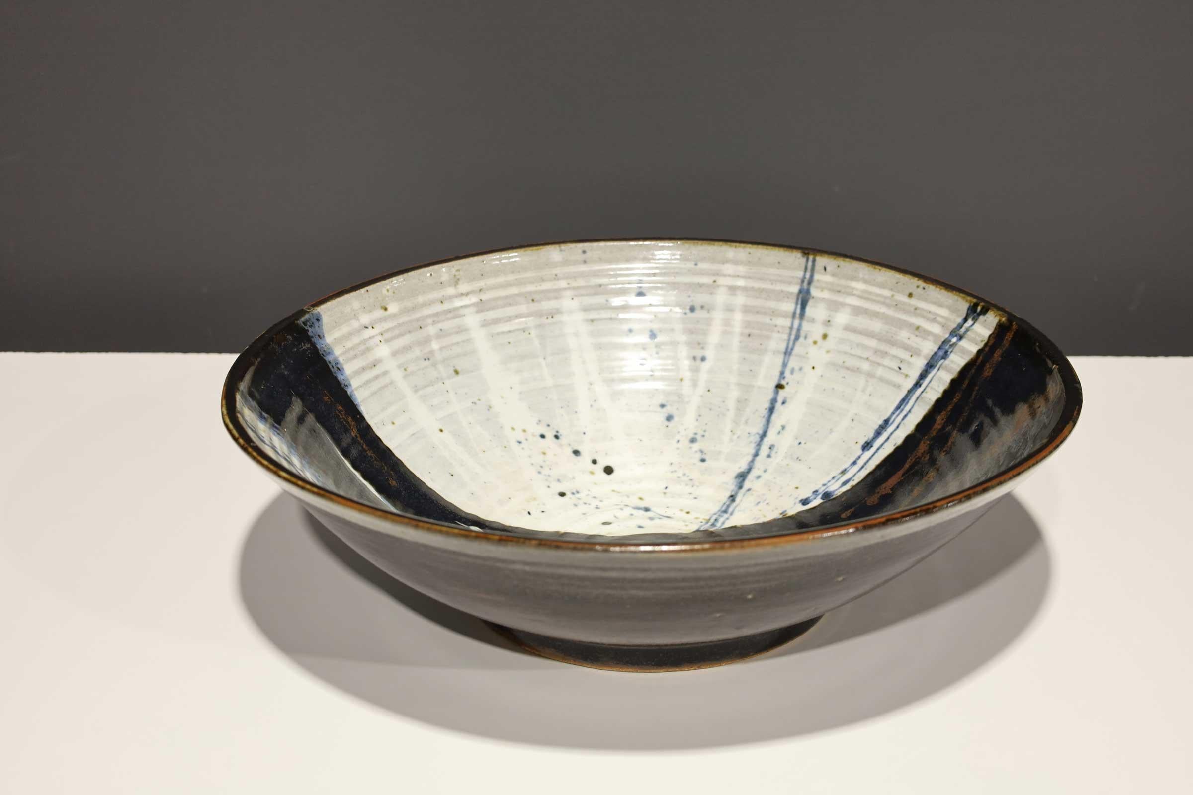 North American Large Ceramic Bowl  by Albert Green For Sale