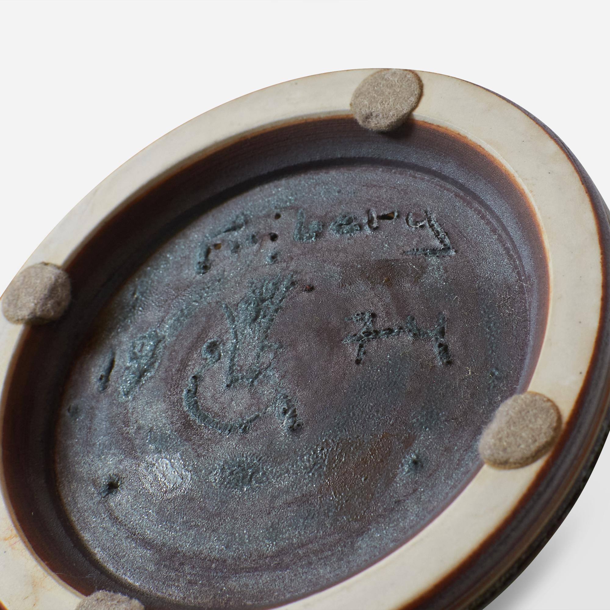 Large Ceramic Bowl by Berndt Friberg For Sale 2