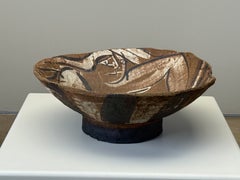 Large Ceramic Bowl by Eugene Friley, 1950's