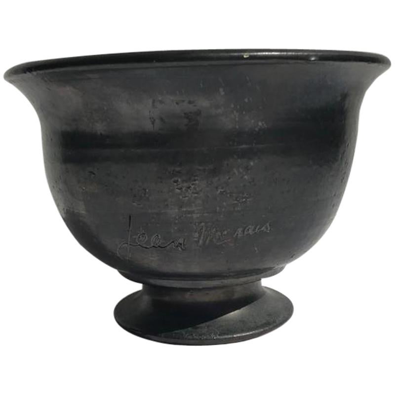 Large Ceramic Bowl by Jean Marais For Sale