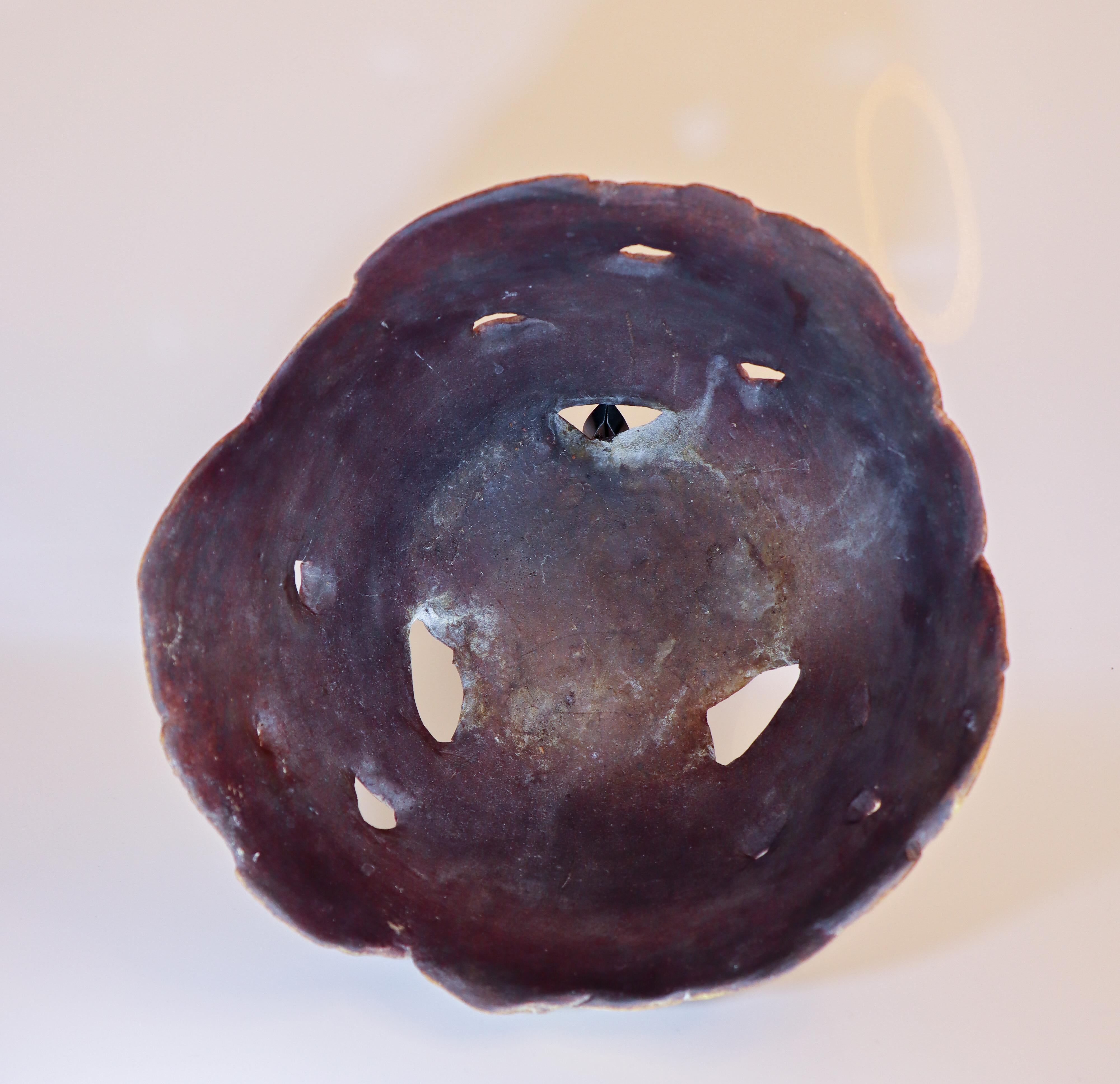 Large Ceramic Bowl / Fruit Basket - Attributed to Francesca Mascitti-Lindh For Sale 2