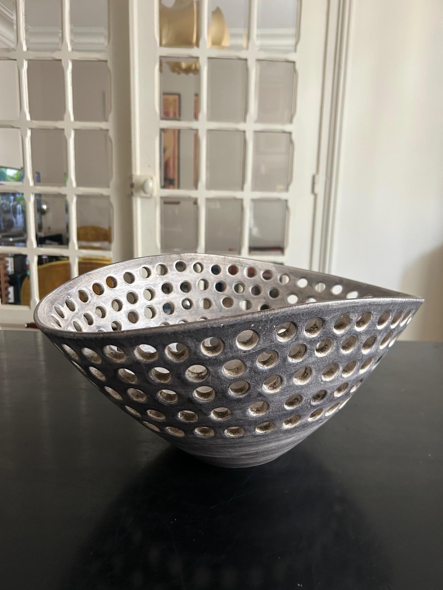 ciotola grande in ceramica Marcel Guillot in vendita 3