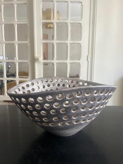 Mid-Century Modern Large Ceramic Bowl by Marcel Guillot, France, 1950s