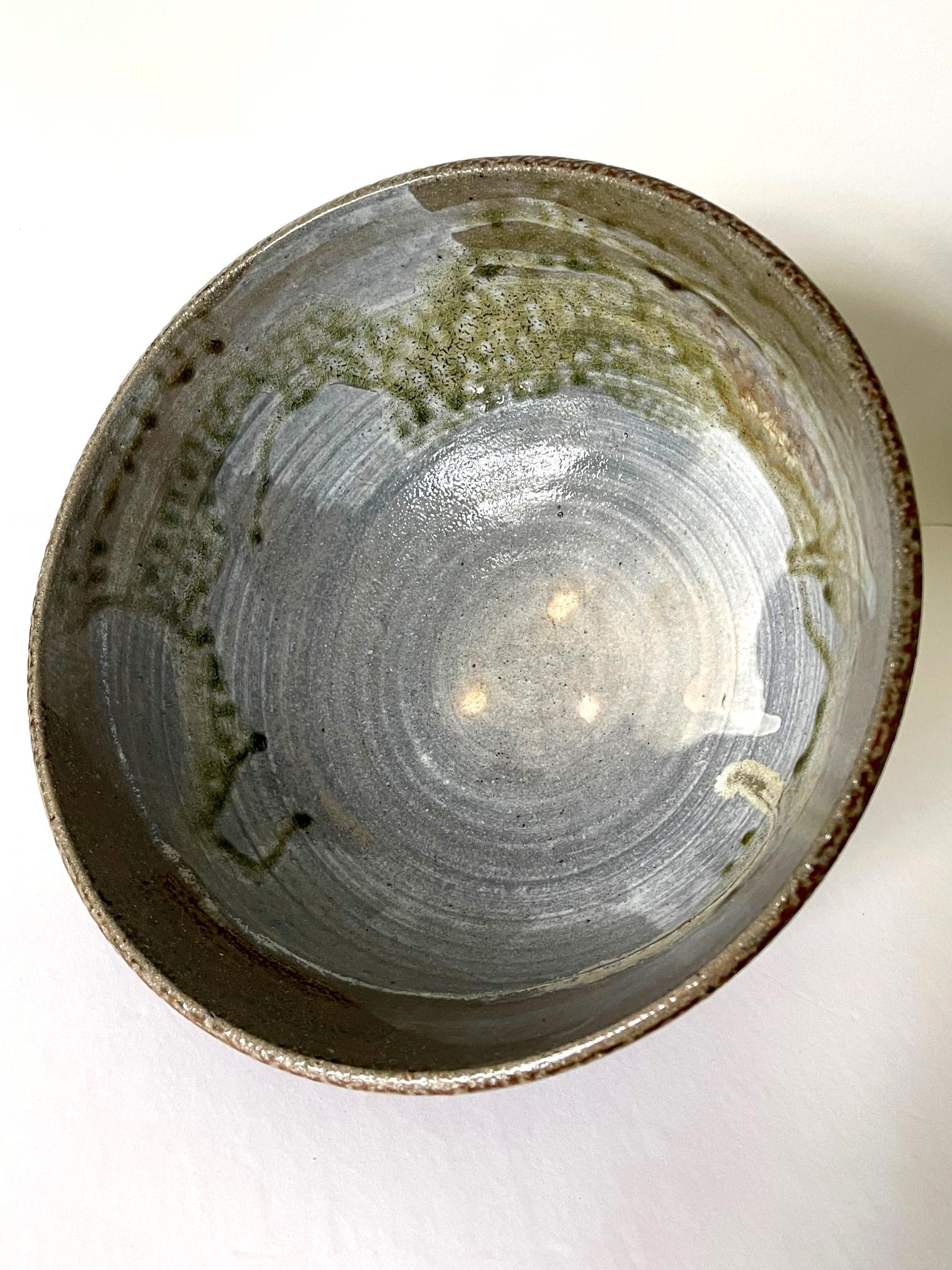 Large Ceramic Bowl Toshiko Takaezu For Sale 4