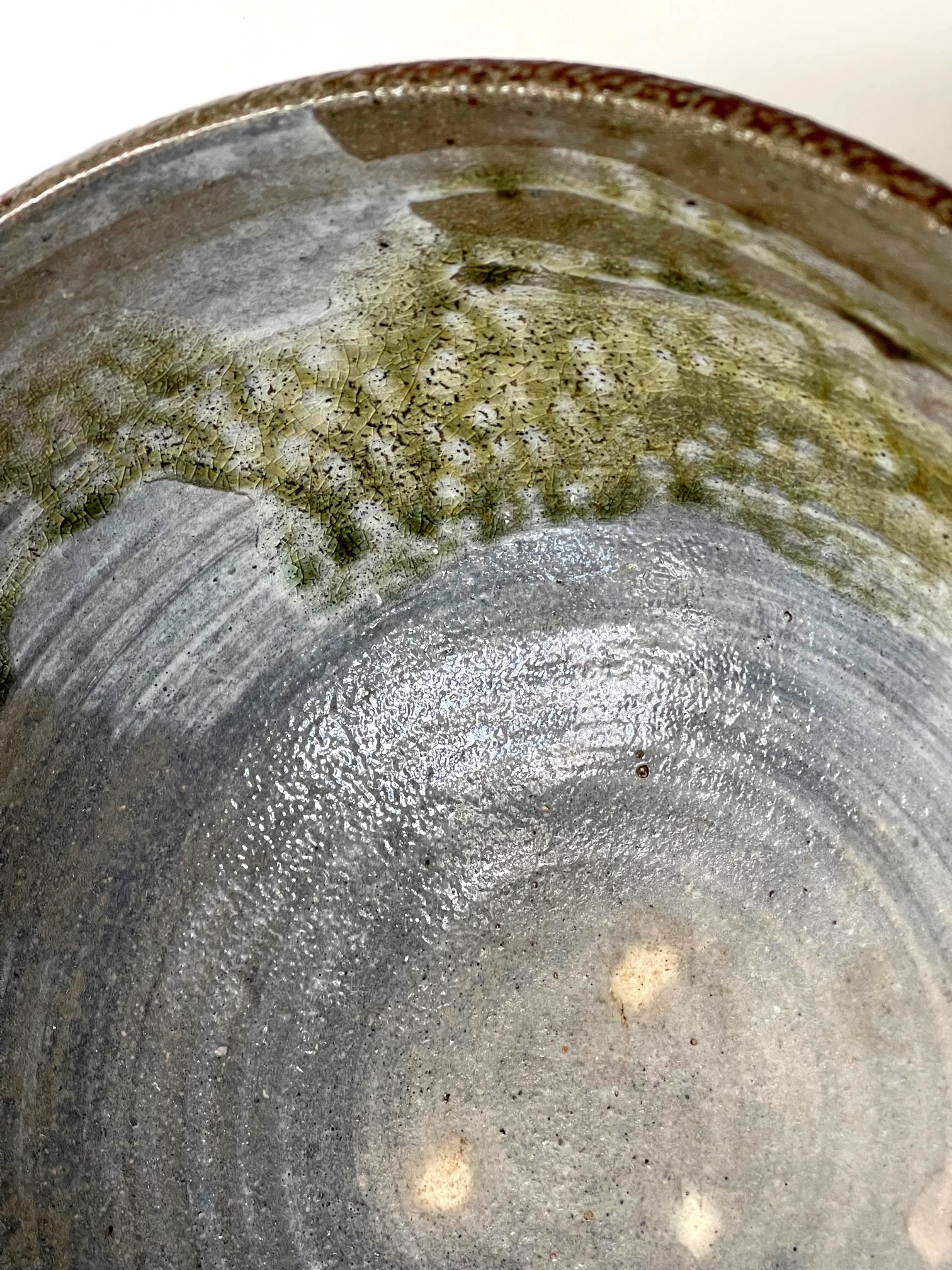 Large Ceramic Bowl Toshiko Takaezu For Sale 3