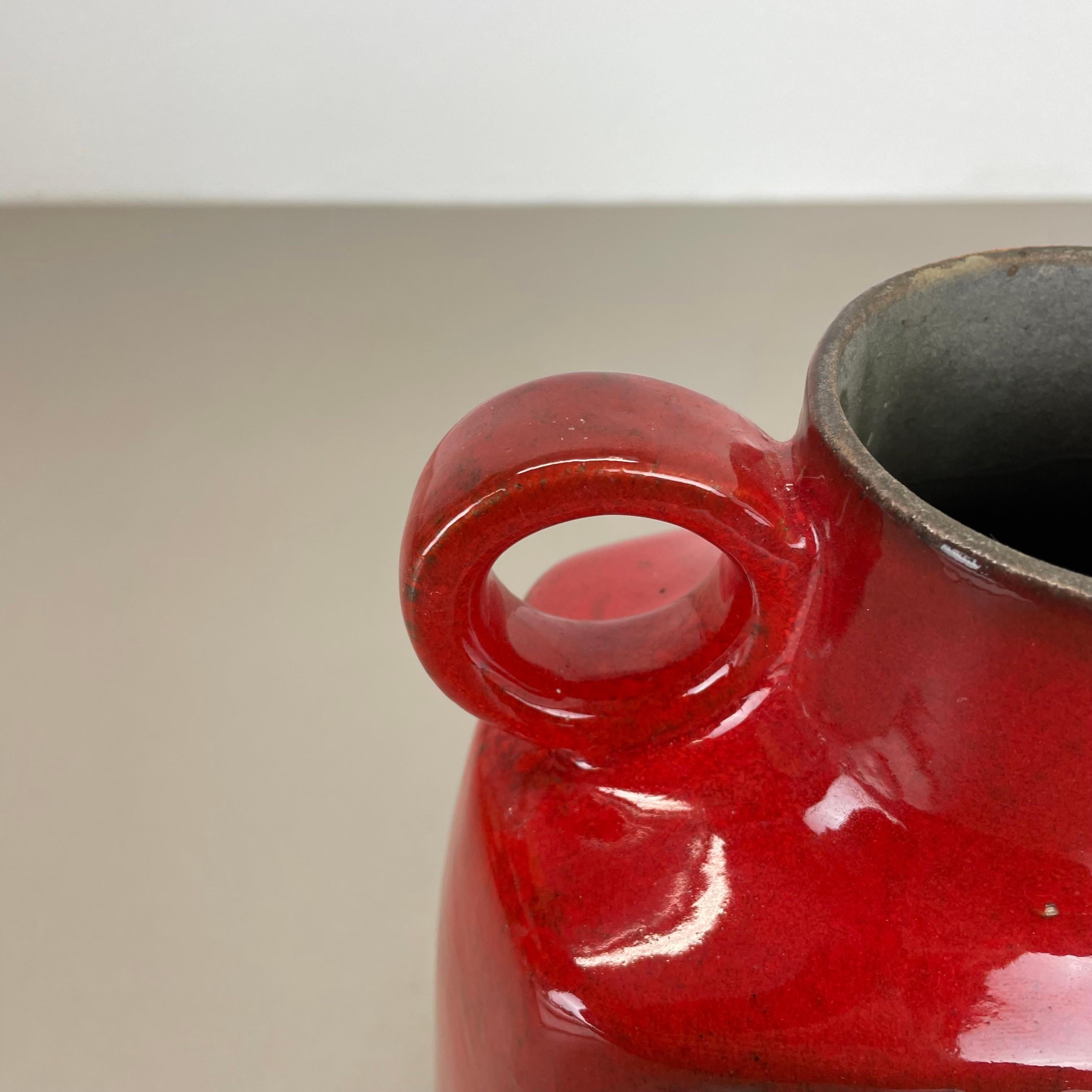 Large Ceramic Brutalist Vase FAT LAVA by Walter Gerhards, Germany, 1970s For Sale 7