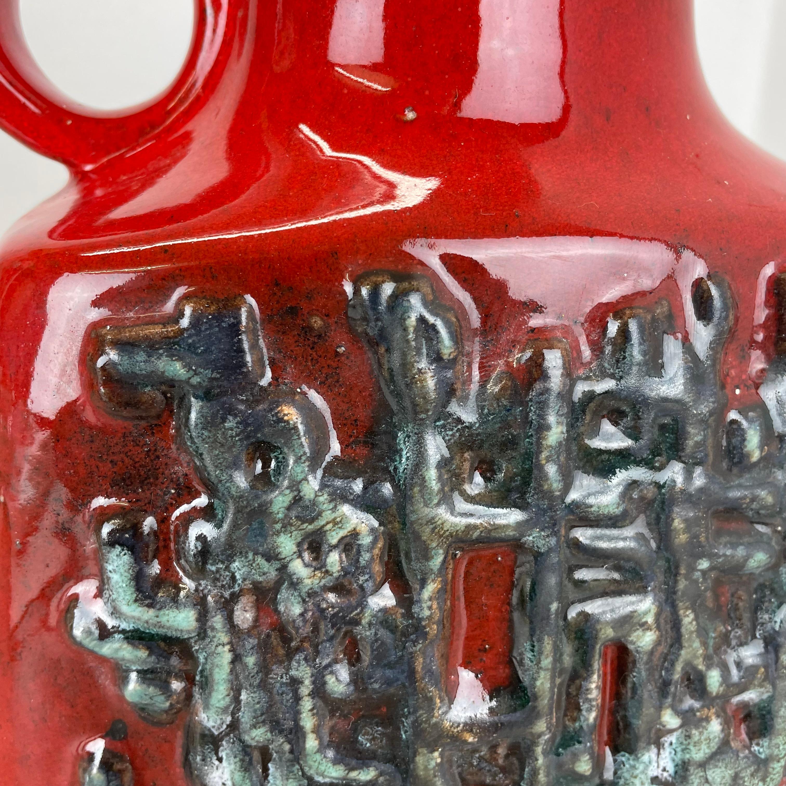 Large Ceramic Brutalist Vase FAT LAVA by Walter Gerhards, Germany, 1970s For Sale 2