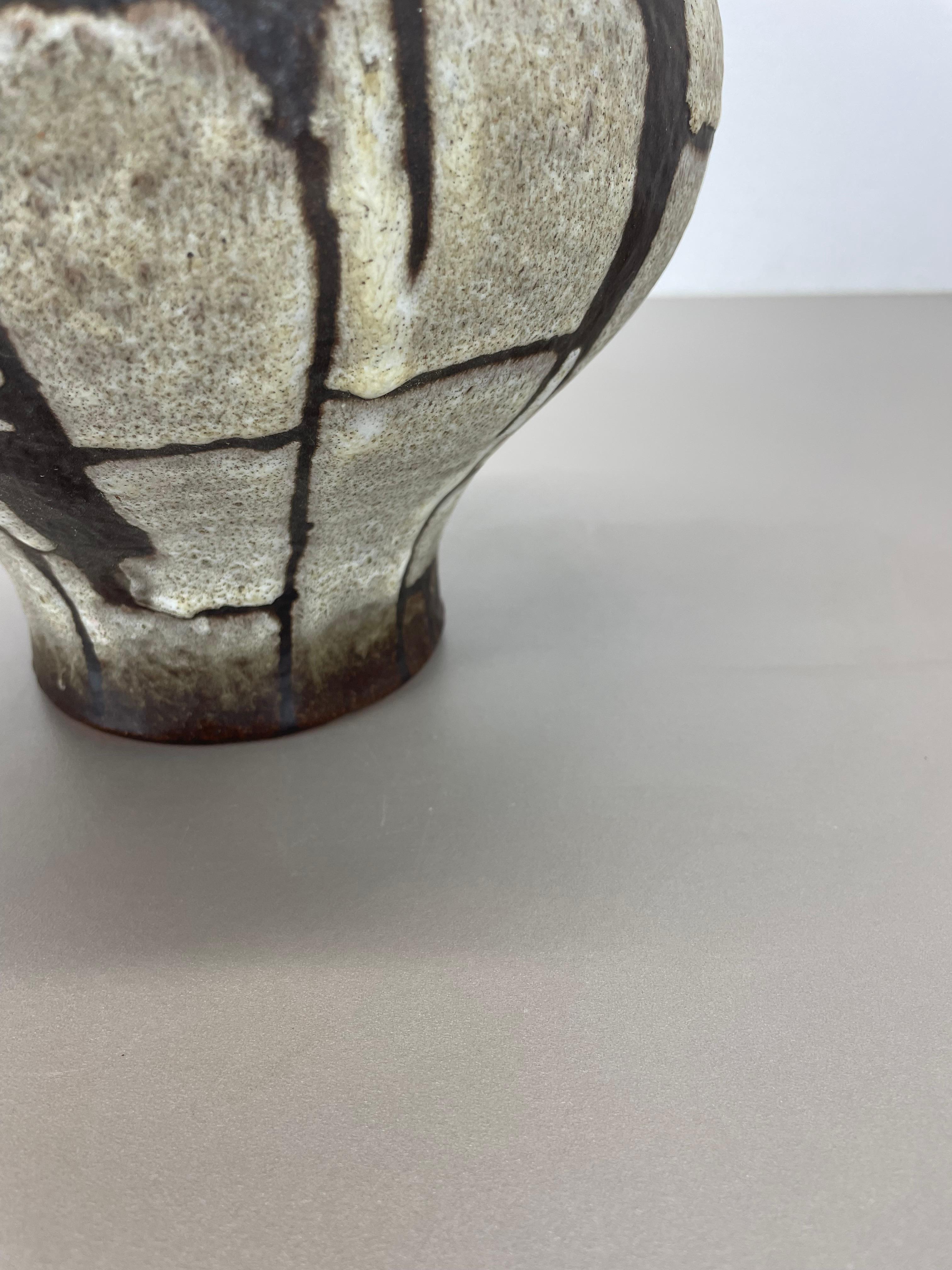 Large Ceramic Brutalist Vase FAT LAVA Carstens Tönnieshof, Germany, 1970s For Sale 6