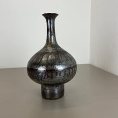 Large Ceramic Brutalist Vase Fat Lava Carstens Tönnieshof, Germany, 1970s