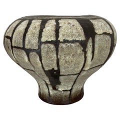 Large Ceramic Brutalist Vase FAT LAVA Carstens Tönnieshof, Germany, 1970s