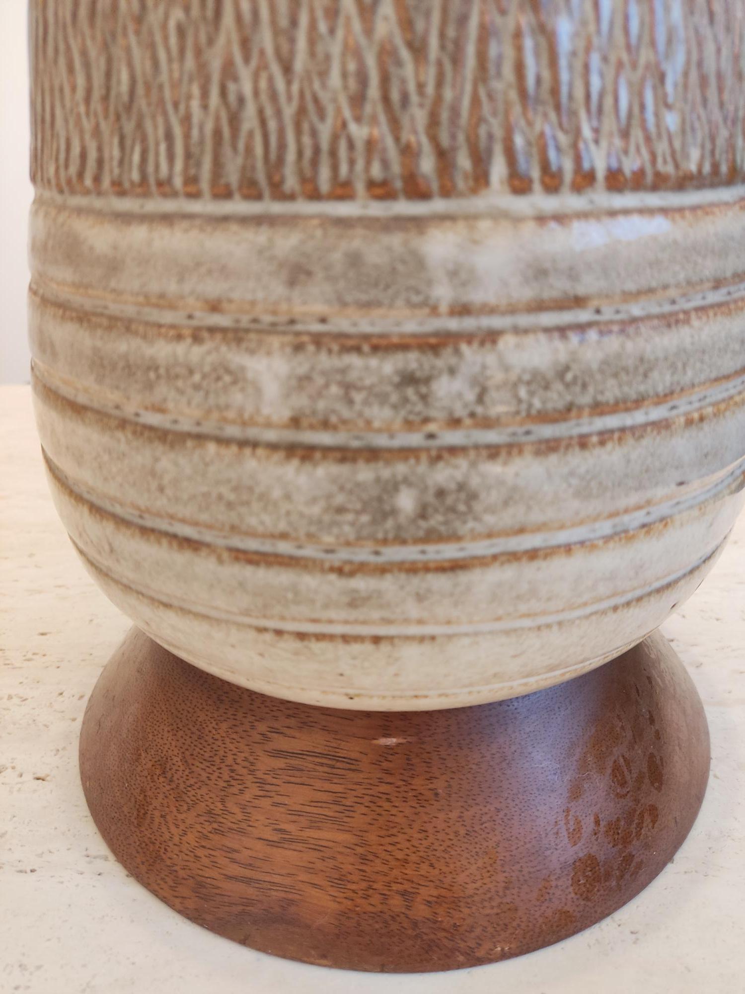Large ceramic danish lamp - mid century For Sale 3