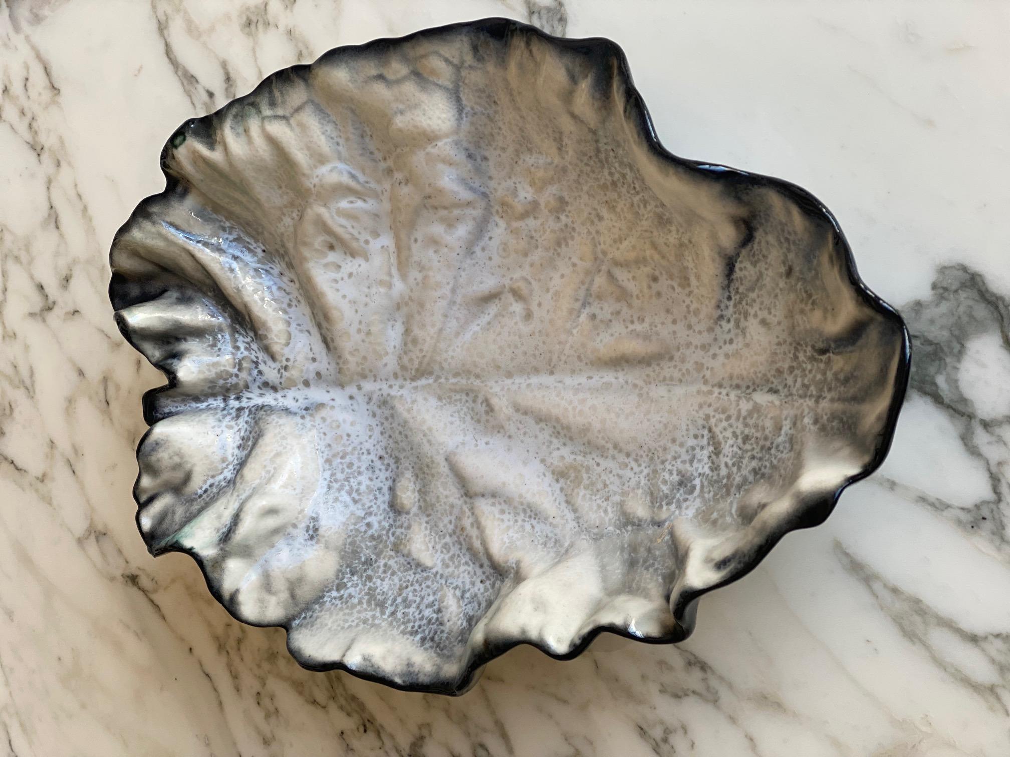 Grande piatto decorativo in ceramica o Vide Poche 