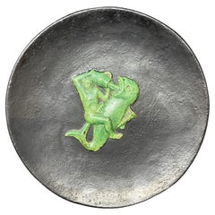 large ceramic dish signed VANDEVILLE, circa 1950/1960