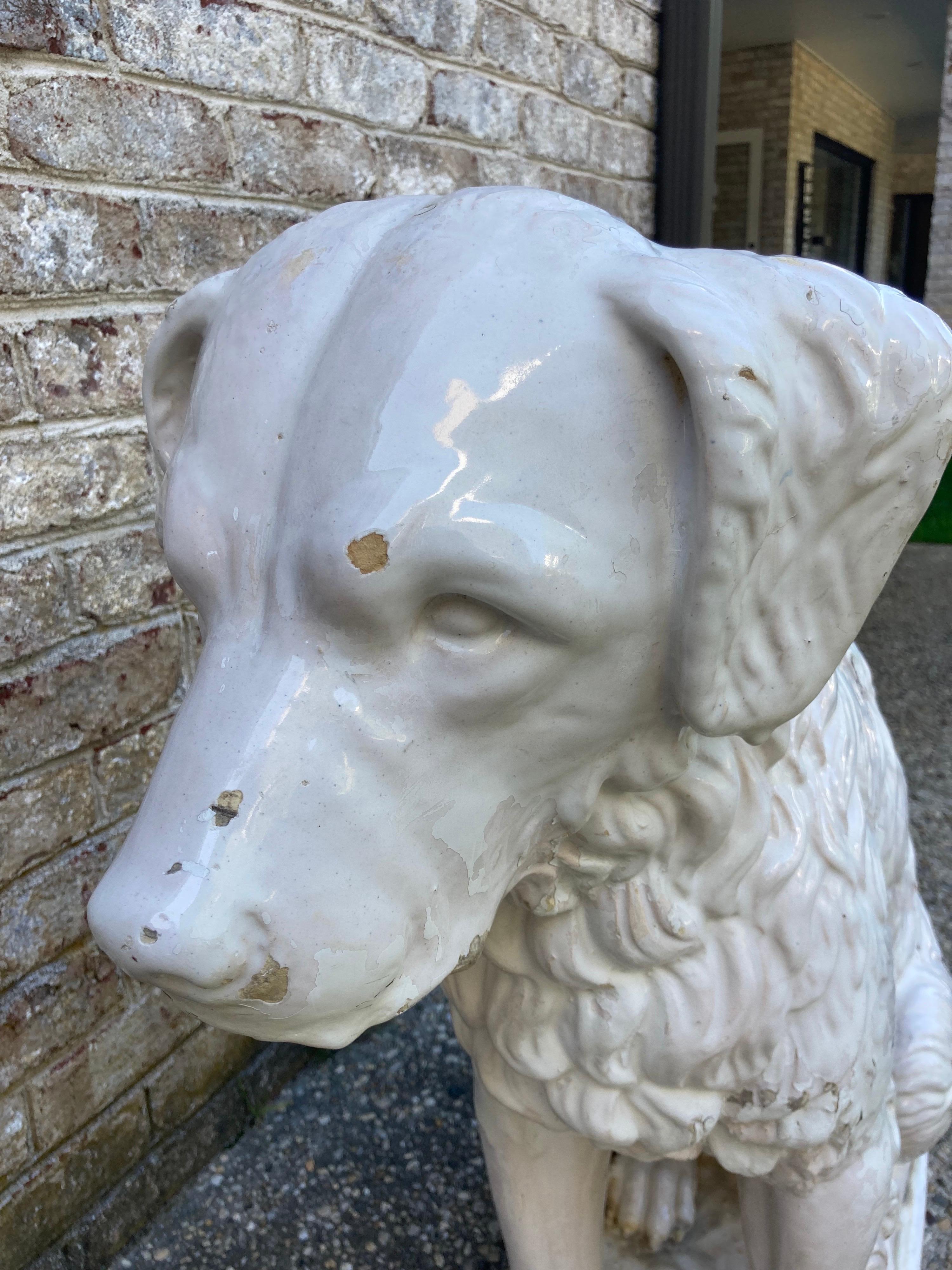 Large Ceramic Dog For Sale 1