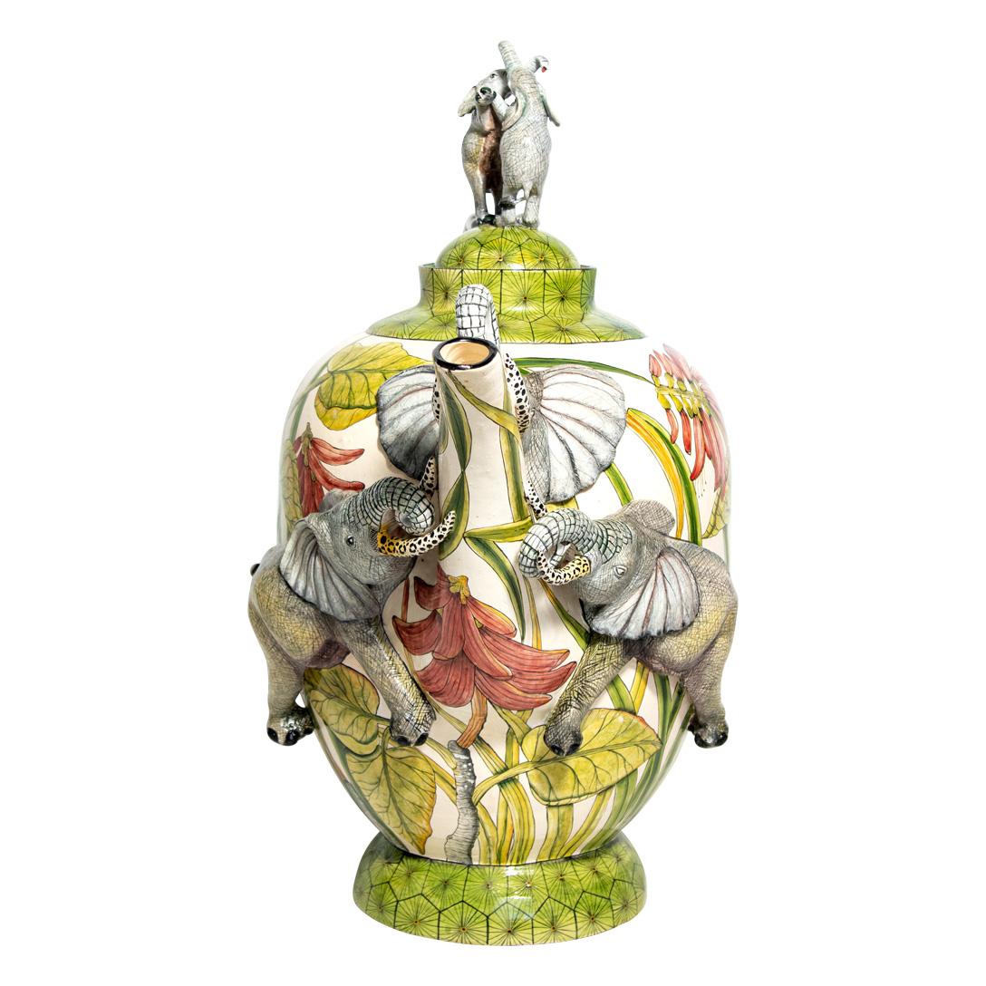 elephant teapots
