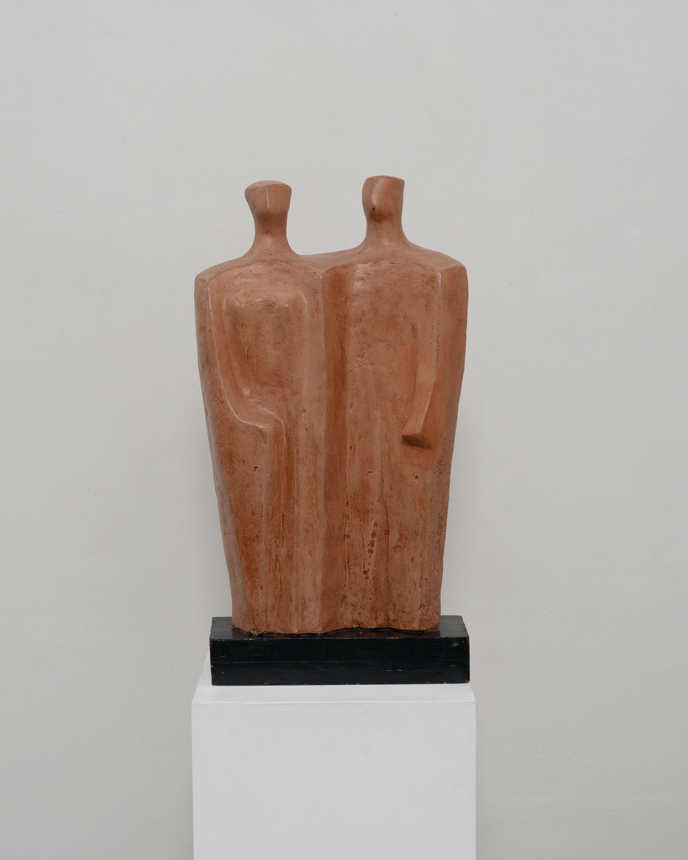 20th Century Large Ceramic Figurative Sculpture by Eugen Clermont (1904 - 1975) For Sale