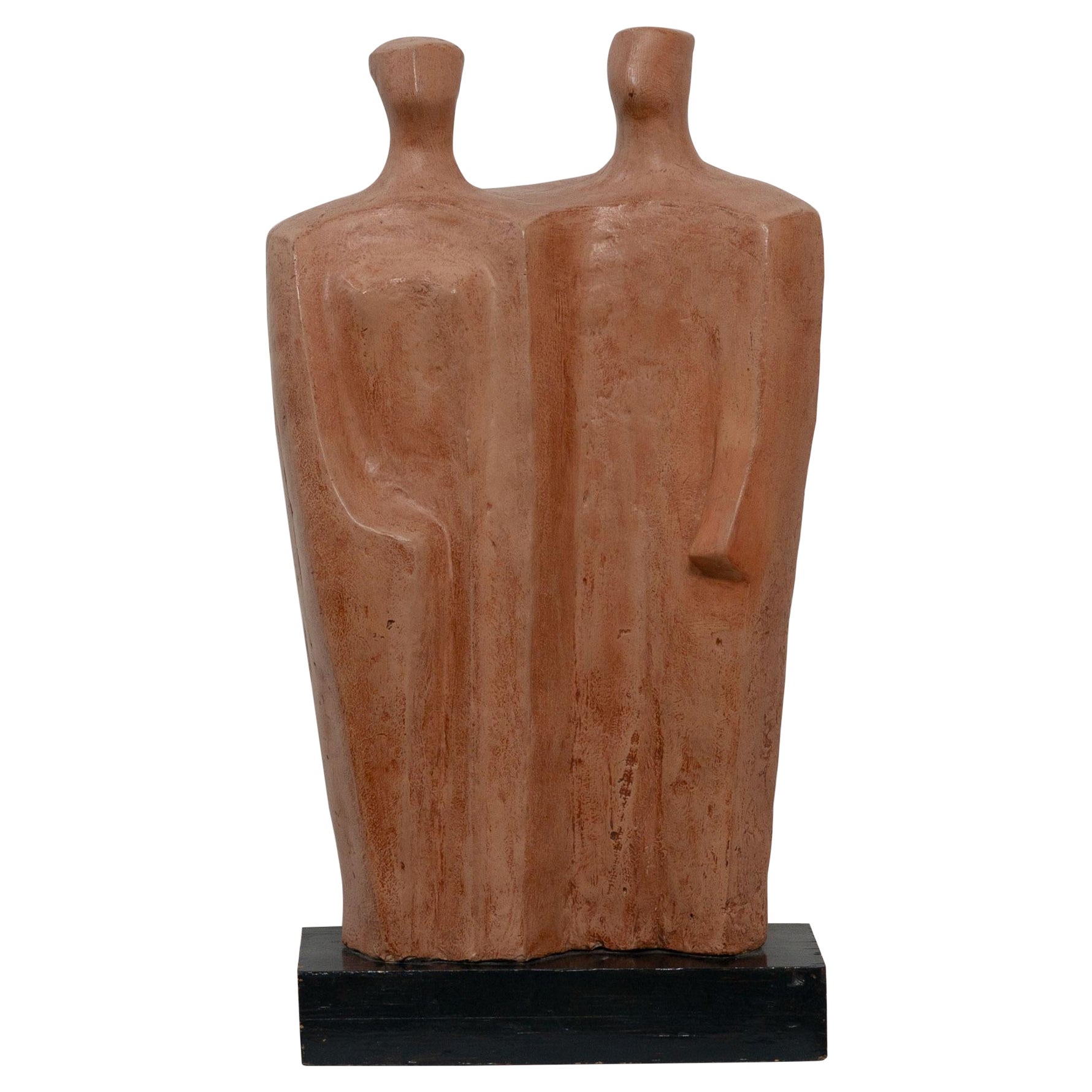 Large Ceramic Figurative Sculpture by Eugen Clermont (1904 - 1975) For Sale
