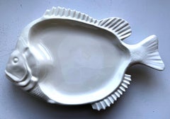 Large Ceramic Fish Platter, 1986