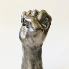 Large Ceramic Fist Sculpture