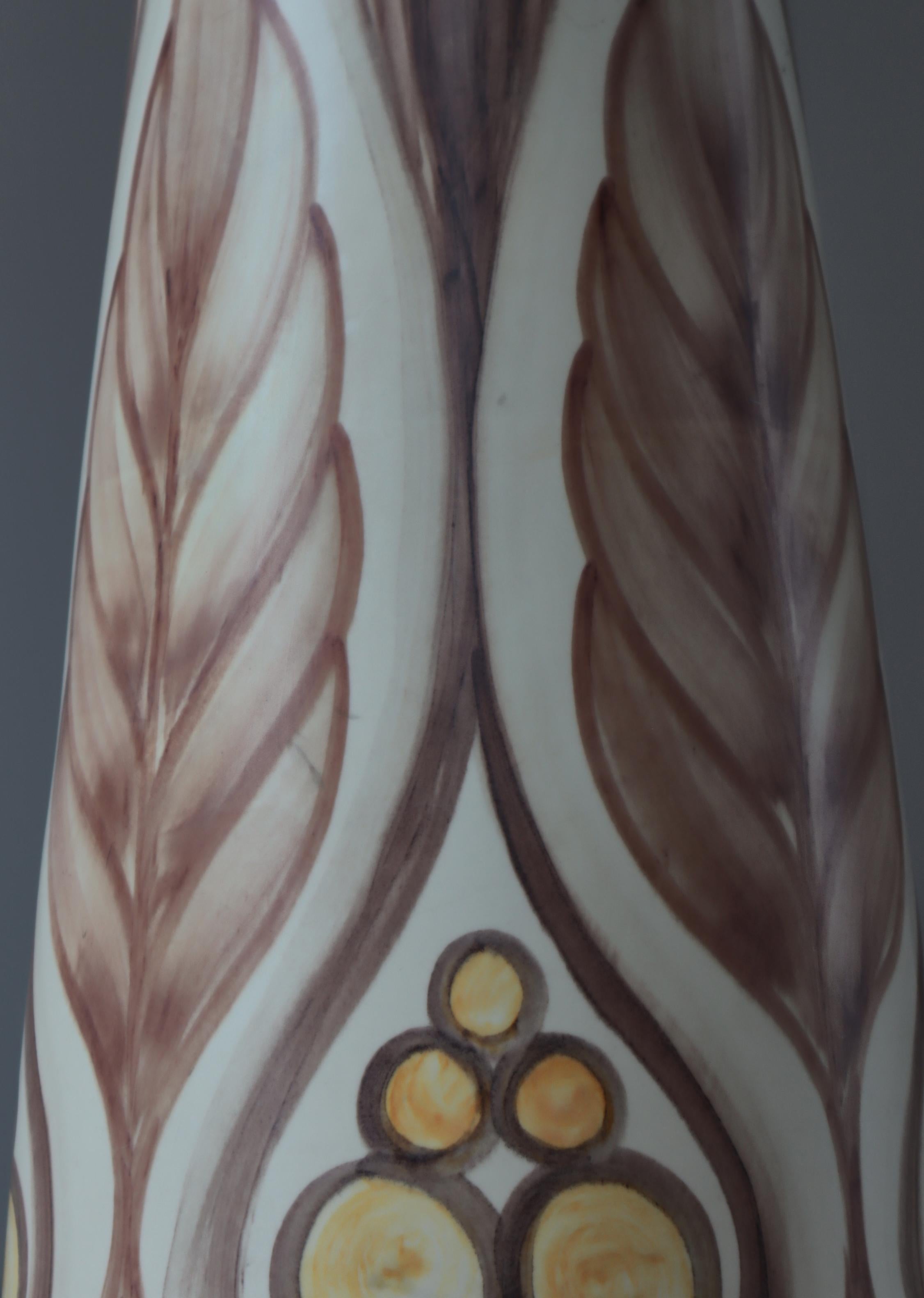 Large Ceramic Floor Lamp by Rigmor Nielsen for Søholm, 1960s, Danish Modern For Sale 5