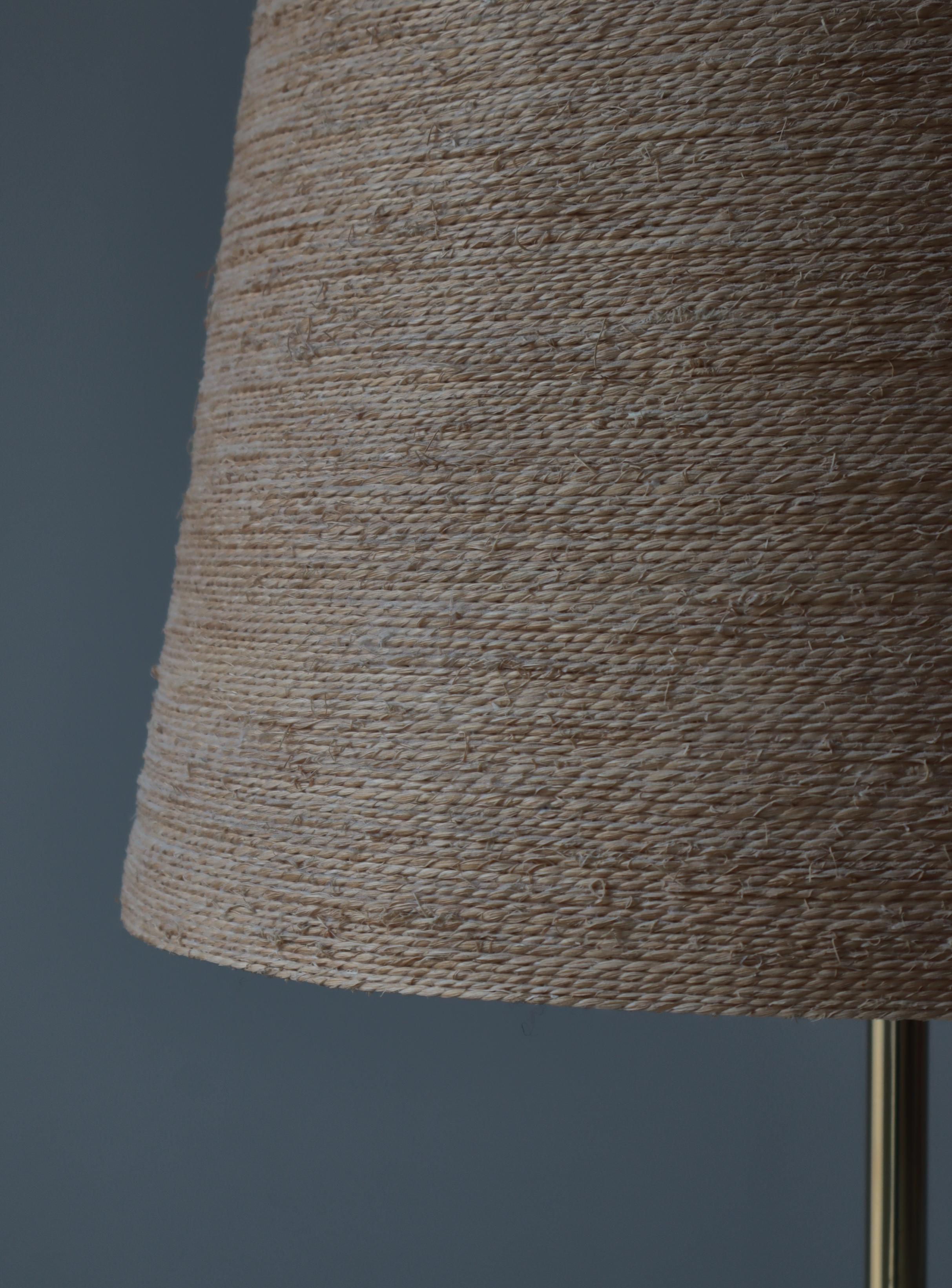 Large Ceramic Floor Lamp by Rigmor Nielsen for Søholm, 1960s, Danish Modern For Sale 8