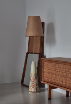 Große Stehlampe aus Keramik von Rigmor Nielsen für Søholm, 1960er Jahre, Dänische Moderne