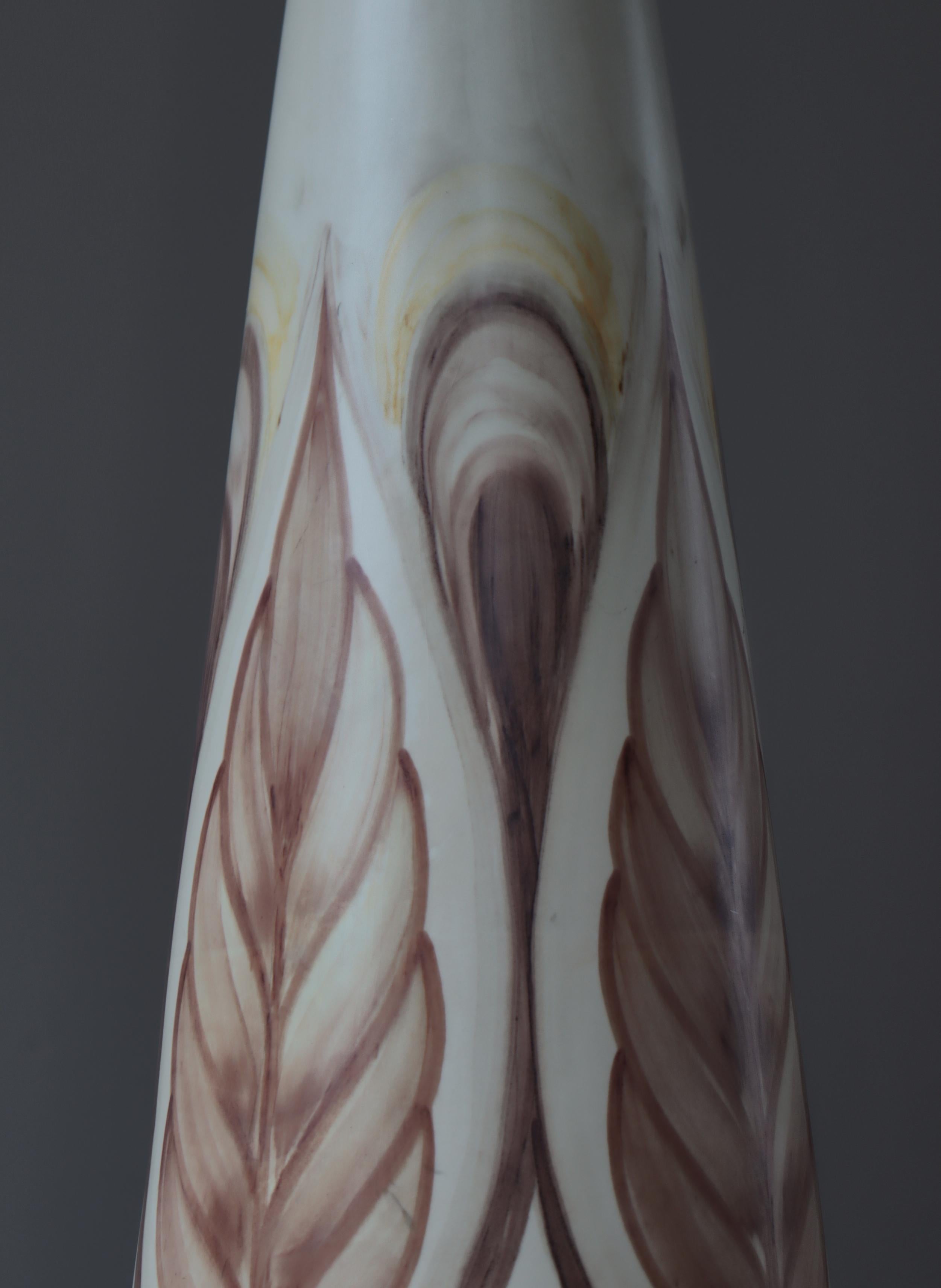 Mid-20th Century Large Ceramic Floor Lamp by Rigmor Nielsen for Søholm, 1960s, Danish Modern For Sale