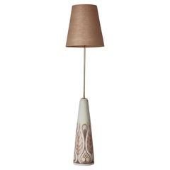 Grand lampadaire en céramique de Rigmor Nielsen pour Søholm, années 1960, Danish Modernity