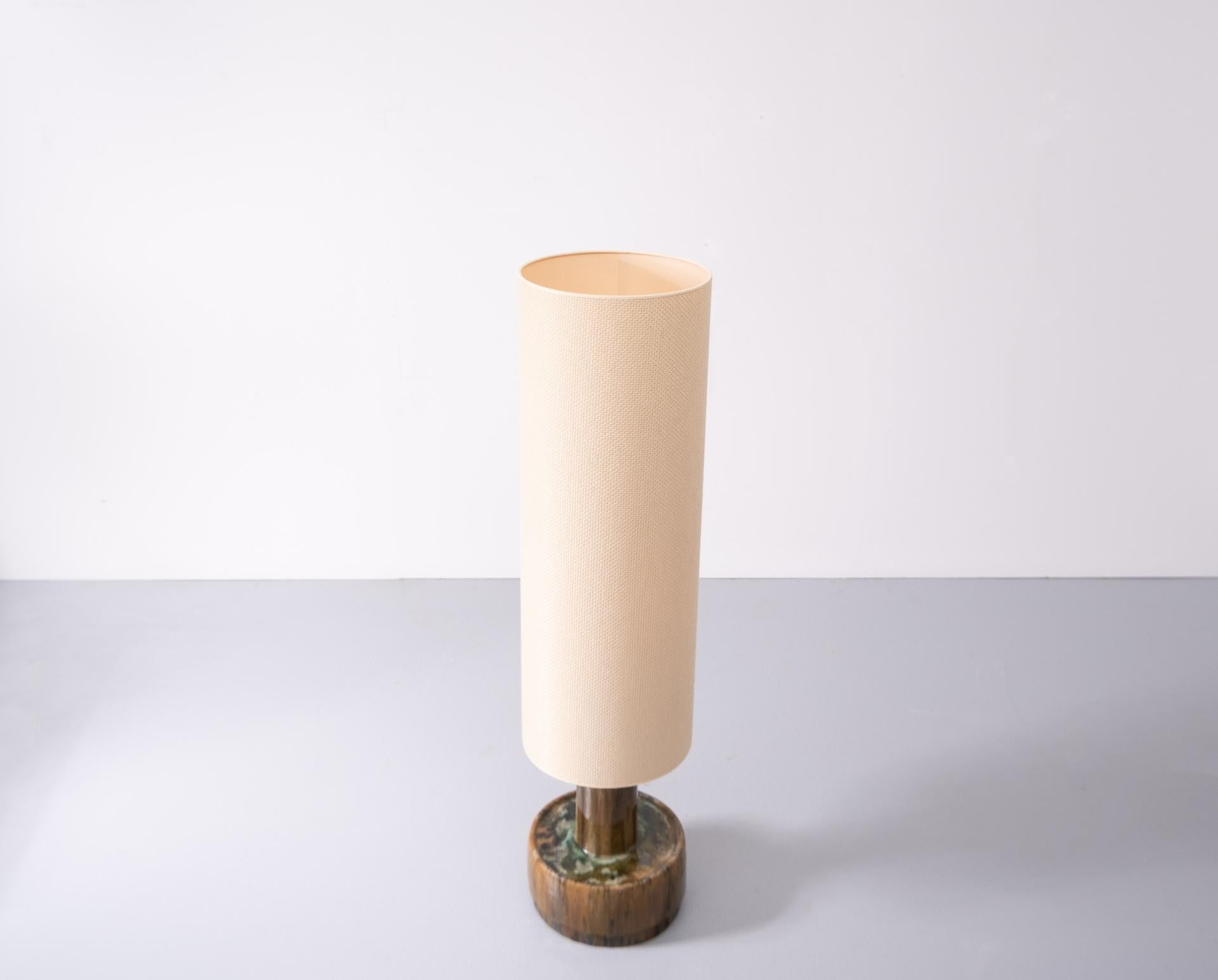 Mid-Century Modern Large Ceramic Floor Lamp Dijkstra, 1960s