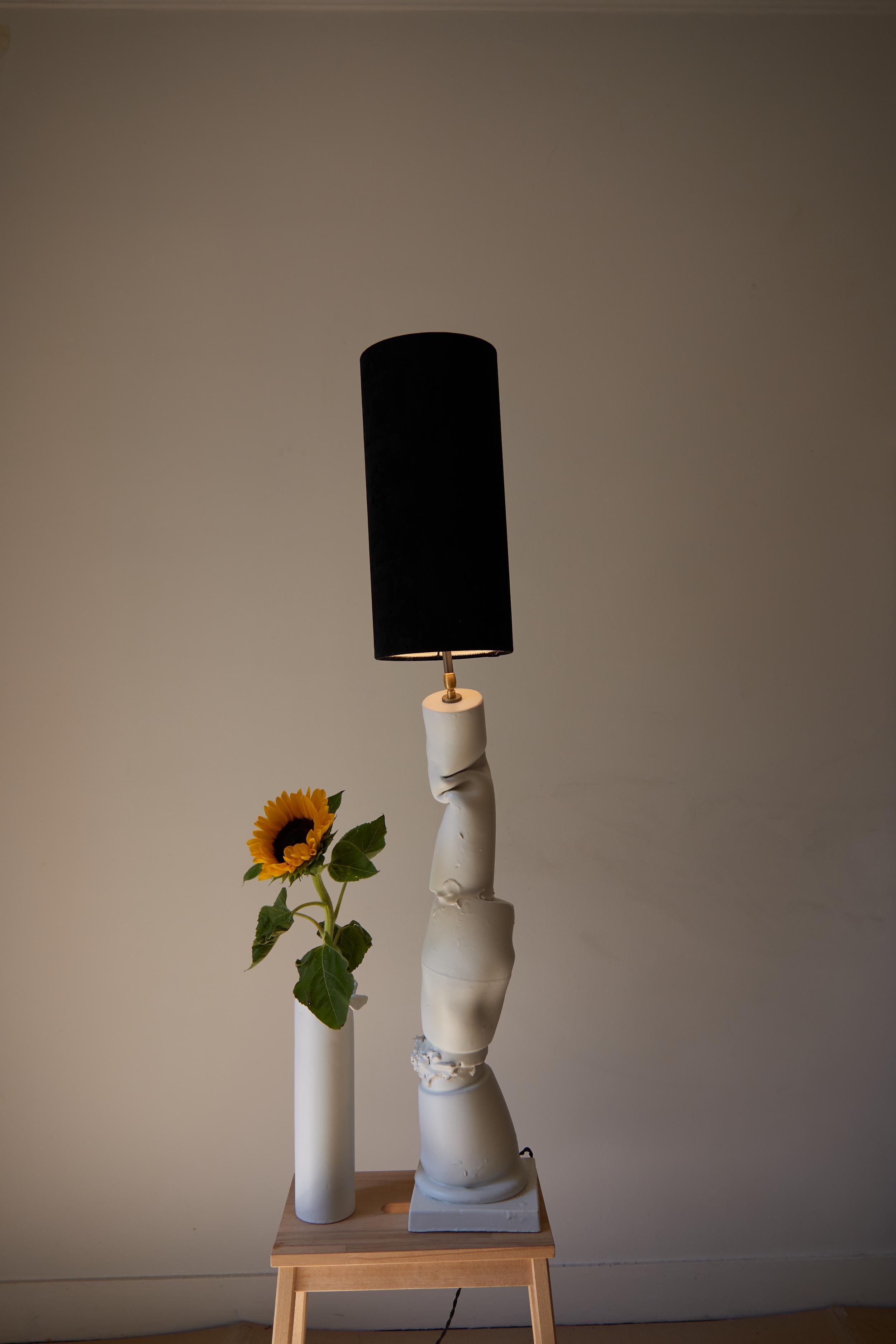 Post Modern, Brutalist, Deconstructivist, Sculptural Floor Lamp. Made in Italy For Sale 5