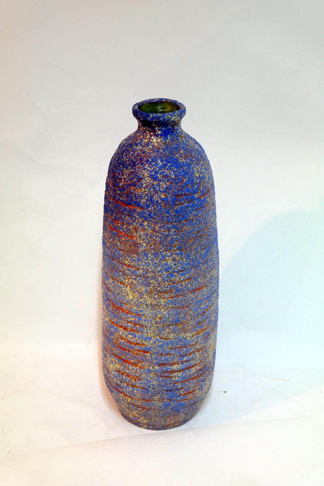 Large ceramic floor vase, 1970s.