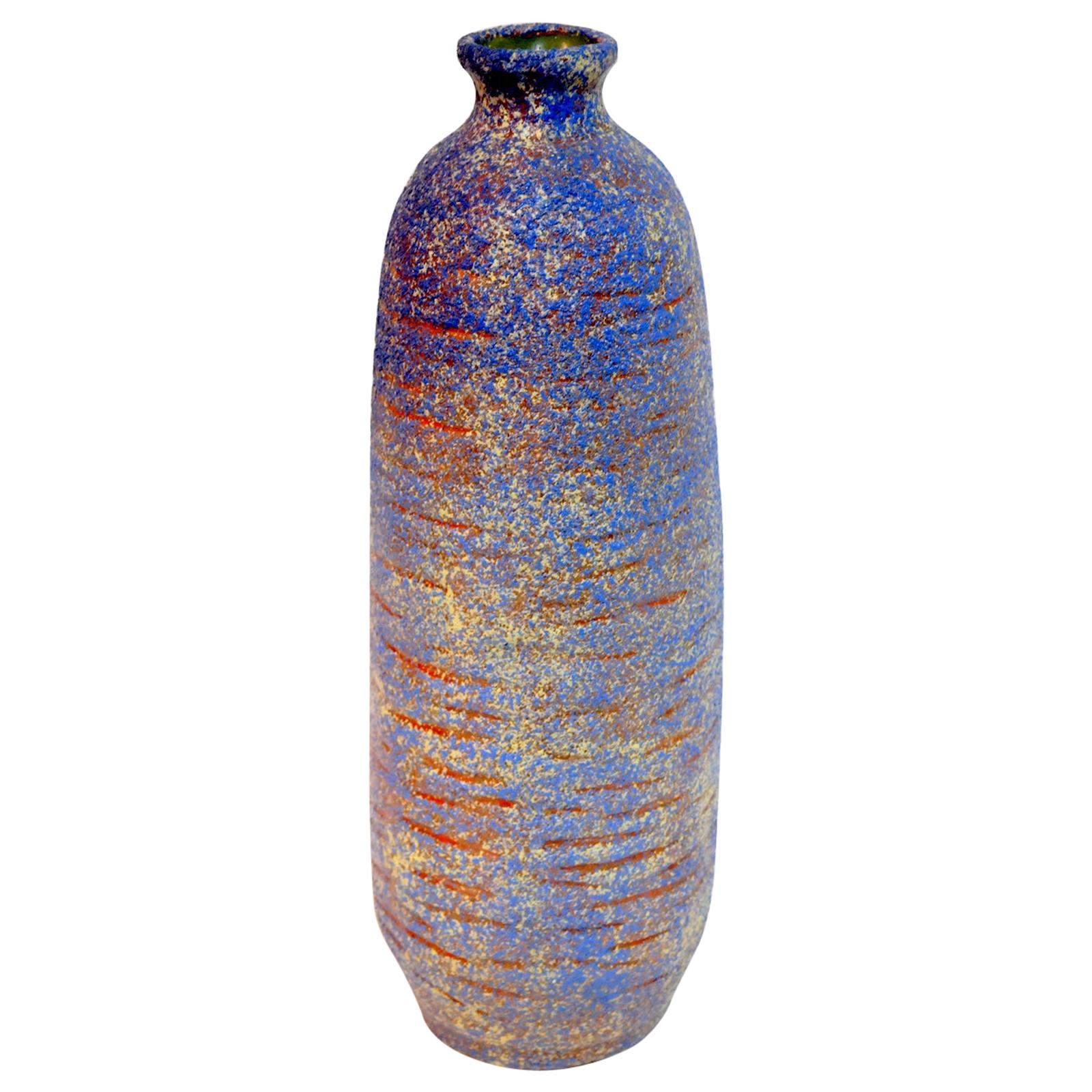 Large Ceramic Floor Vase, 1970s