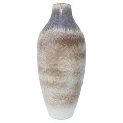 Large Ceramic Floor Vase, Carl-Harry Stålhane, Rörstrand 1950s, Grey Speckled