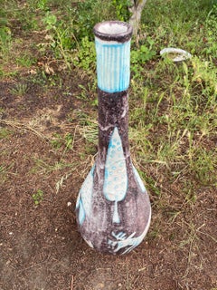 Large Ceramic from C.a.S. Vietri with Rider Decor, Italy, circa 1950